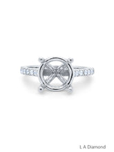 White Gold Diamond Ring - LA DIAMOND